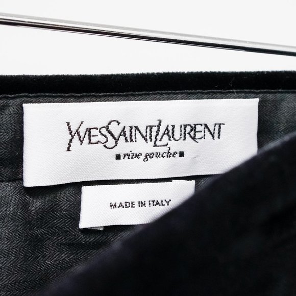 Yves Saint Laurent Rive Gauche Velvet Pants - Picture 4 of 10